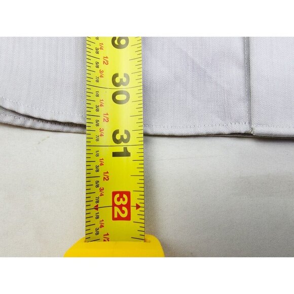 Calvin Klein Slim Fit Non Iron Size 17.5 32-33 Men Gray Performance Cotton Shirt - Picture 8 of 10